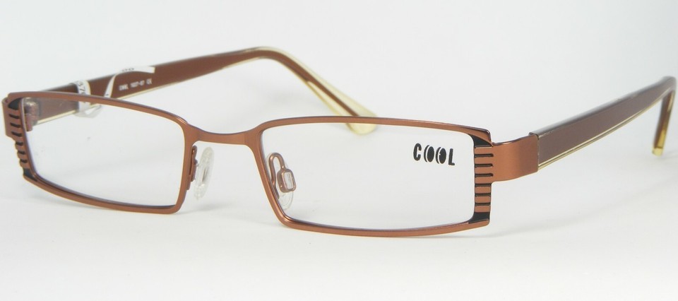 COOL 1037 07 COPPER EYEGLASSES GLASSES METAL FRAME 49-18-140mm (NOTES) - $19.80