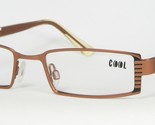 COOL 1037 07 COPPER EYEGLASSES GLASSES METAL FRAME 49-18-140mm (NOTES) - $19.80
