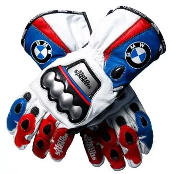 BMW Leather Motorcycle Motorbike Motogp Racing Leather Gloves - $1,520.41 MXN