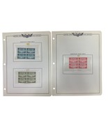 Plate Blocks of 4 Trans Pacific Issues 1935-37 Stamps - $913.40 MXN