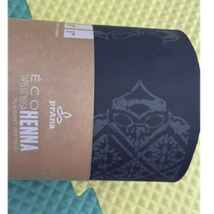 NWT Brand New Eco Henna Prana Yoga Mat Dark Charcoal 72 X 24 X 5 mm Gray... - £141.92 GBP