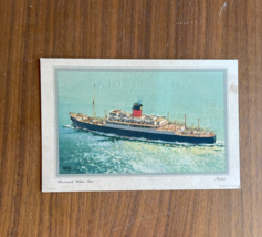 White Star Line Abstract Of The Log Of The Cunard White Star R.M.S. Media 1947 - $50.00