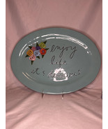 Sandra Magsamen Decorative Serving Platter - Enjoy Life, It&#39;s Delicious - $36.67 CAD