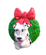 McDonald&#39;s 101 Dalmatians Happy Meal Toy 2000 Disney Christmas Wreath VTG - $12.73