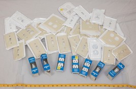 Large Lot Switchplate Cover Outlet Covers Leviton Outlets and Switches tthc - $94.03