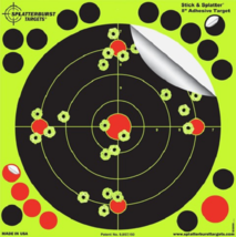Splatterburst Targets 8-Inch Stick and Splatter Adhesive Shooting Target... - $24.44