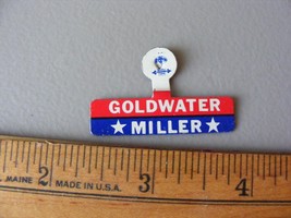 Vintage 1964 Goldwater Miller Campaign Tabs - $276.49 MXN