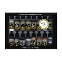 Vallejo Model Air Weathering Acrylic Paint Set for Air Brush - Assorted Colours  - £56.02 GBP