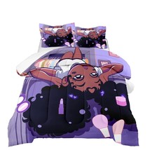 African American Black Girl Twin Bedding Set, Twin Bed Comforter Sets Fo... - £52.74 GBP