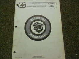 1976 Arctic Cat Pantera Illustrated Service Parts Catalog Manual FACTORY OEM - $25.01