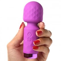 10X Mini Silicone Wand - Purple - £14.62 GBP