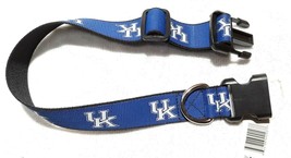 University Of Kentucky Nylon Dog Collar Fully Adjustable 14&quot;- 22&quot; - £6.28 GBP