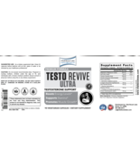 Testo Revive Ultra (Testosterone Support) - 90 vegetarian Capsules - Vit... - £27.78 GBP