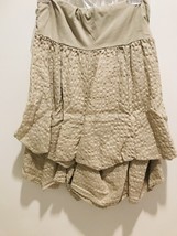 Luna Luz: Tied &amp; Dyed Seersucker Cotton Skirt - £142.25 GBP