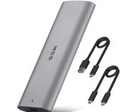 SSK M.2 NVME SATA Tool-Free SSD Enclosure Adapter Reader,RTL9210B Chips ... - £28.32 GBP