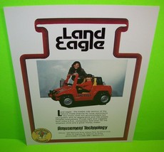 LAND EAGLE Original Kiddie Ride FLYER Promo Artwork Amusement Technology  - £26.27 GBP