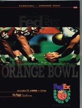1997 Orange Bowl Game Program Nebraska Cornhuskers Virginia Tech Hokies - £97.30 GBP