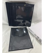 25 C-Line 45912 9&quot; x 12&quot; One Side Clear Stitched Shop Ticket Holder NEW - $13.37