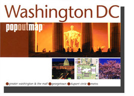 Washington, DC (district of columbia) Popout Map - £6.56 GBP