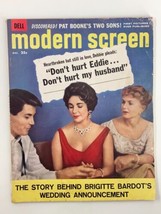 VTG Modern Screen Magazine December 1958 Brigitte Bardot, Pat Boone No Label - £11.14 GBP