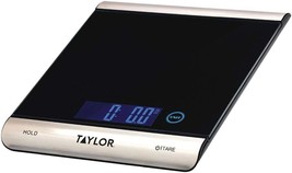 Taylor 3851 High-Capacity Digital Kitchen Scale, 33 Lb, Black - £34.00 GBP