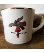 Vintage Boy Scouts Pedro Boys Life Ceramic Mug Cup BSA 3 1/4&quot; - €8,11 EUR