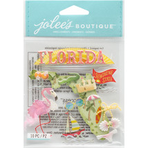 Jolee&#39;s Boutique Dimensional Stickers-Florida - $20.41