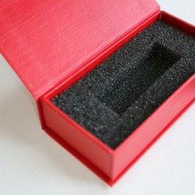 4x Magnetic USB Presentation Gift Boxes, RED, flash drives, removable dr... - £24.54 GBP