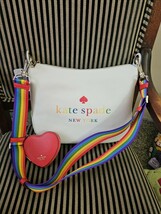 Kate Spade NWT Pebbled Leather Rosie Rainbow Crossbody Limited Edition *... - $4,545.78 MXN
