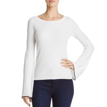 THEORY Femmes Haut Boatneck Bell Sleeve Po Solide Bianca Taille P H0516718 - £71.18 GBP