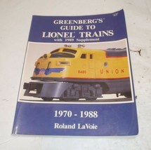 Greenberg&#39;s Guide to Lionel Trains, 1970-1988 by Roland La Voie 1989 PPK Revised - £16.95 GBP