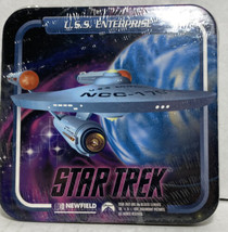 Star Trek 1997 Shuttlecraft Galileo II &amp; U.S.S Enterprise Coasters New S... - £15.63 GBP