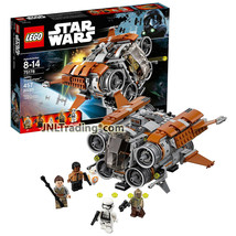 Yr 2017 Lego Star Wars 75178 Jakku Quadjumper w/ Rey, Finn, Thug, BB-8 (457 Pcs) - £70.81 GBP