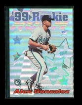Vintage 1999 Topps ALL-MATRIX Rc Holo Baseball Card AM20 Alex Gonzalez Marlins - £7.74 GBP