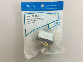 SS220-BG toggle switch 4PDT, ON-OFF-ON, 15A, Selecta UPC 66119110750 - $37.00