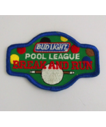 Vintage Bud Light Budlight Pool League Break And Run Billiards Patch 2&quot; ... - $5.81
