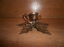 Brass Leaf Candle Holder  - €21,86 EUR