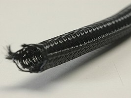 Pacific Customs Black 10 Mil Split Wrap Braided Sleeving For 3/4 Inch Diameter 1 - £27.32 GBP
