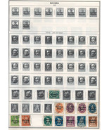 GERMANY BAVARIA 1919  Very Fine Used Stamps Hinged on List - £4.34 GBP