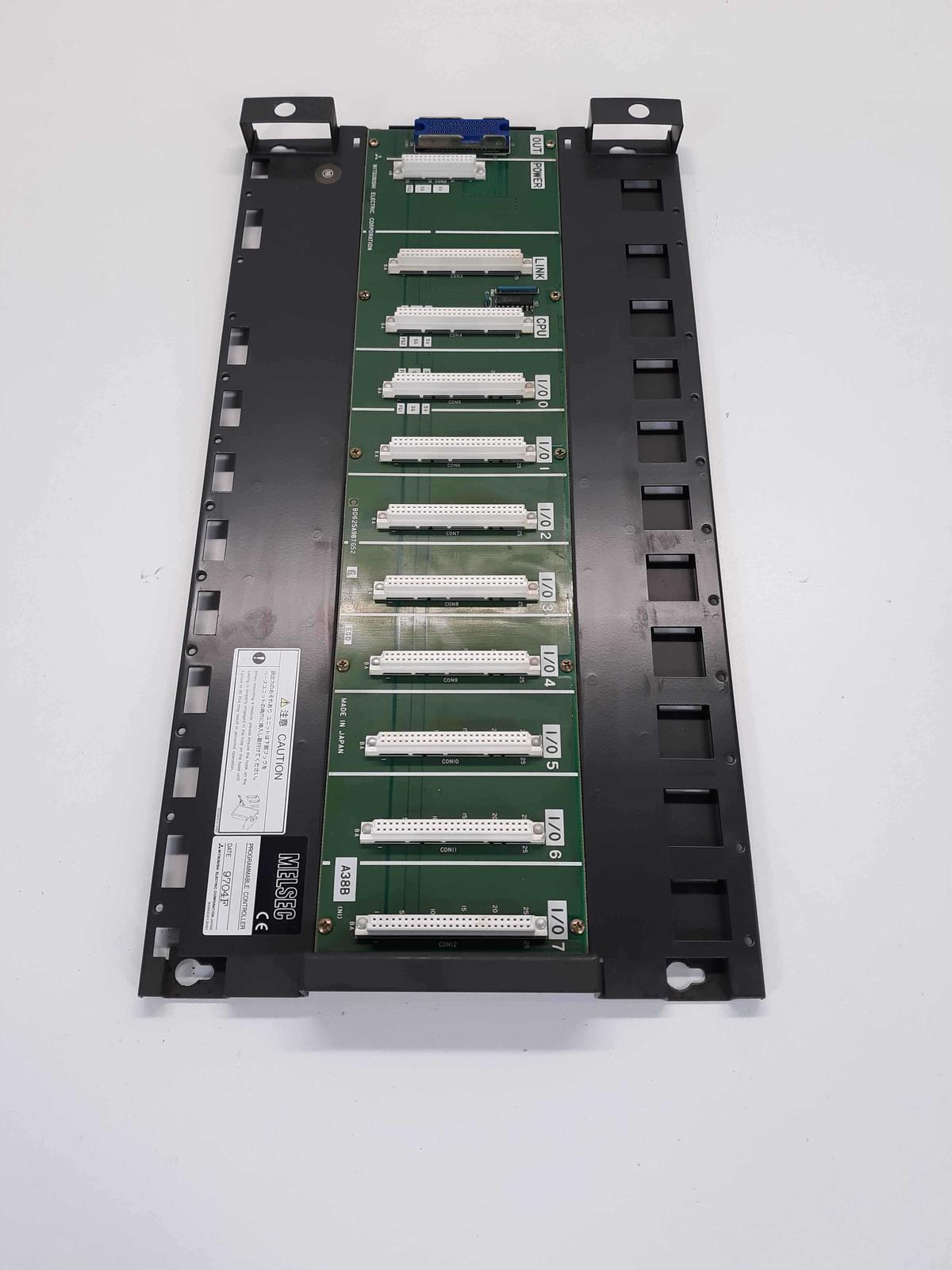 Mitsubishi A38B MELSEC 8 Slot Backplane Module BD625A987G52 - $75.00