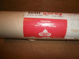 Collectors 1972 Rome Italy  Postal  Mailing Tube ,  Papal Blessings , St... - $475.91 MXN