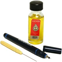 Alarm Clock Oil &amp; 2 Oiler Pin Oiling Watch Lube Tools - £14.95 GBP