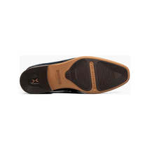 Stacy Adams Burke Moc Toe Saddle Slip On Dressy Shoes Navy Suede 25676-415 image 3