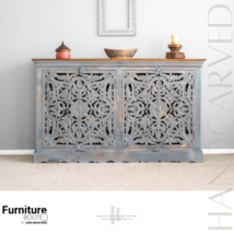 Furniture BoutiQ Handcarved Sideboard | Indian Furniture | Handcrafted Furniture - £2,359.17 GBP