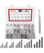 440Pcs 304 Stainless Steel Slotted Spring Pin Assortment Kit, M1.5-M5 - $565.83 MXN
