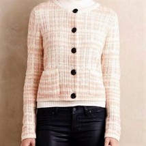 NWT Anthropologie Knitted &amp; Knotted Cardigan Jacket Plaid Lined New Tags Blazer - £26.33 GBP