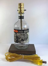 Espolon Reposado Tequila Liquor Bar Bottle TABLE LAMP Lounge Light w/Wood Base - £41.37 GBP
