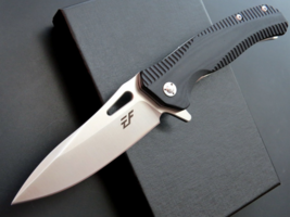Folding Pocket Knife | Sure Grip G10 Handle | D2 Blade Steel | Ball Bearing - £23.89 GBP