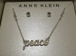 Anne Klein Peace Necklace & Earring Boxed Set NWT - £18.51 GBP