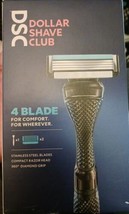 Dollar Shave Club 4-Blade Razor Bundle 1 handle + 2 cartridges (H7) - £10.61 GBP